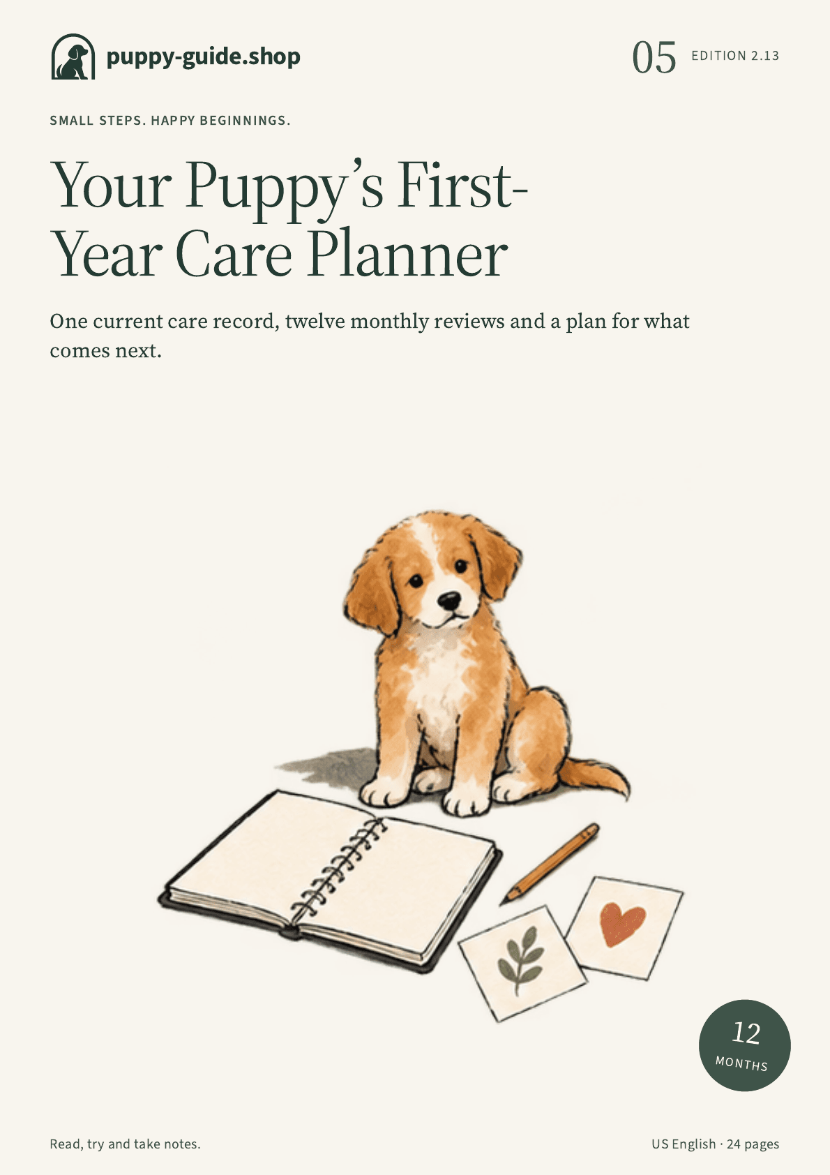Your Puppy’s First-Year Care Planner